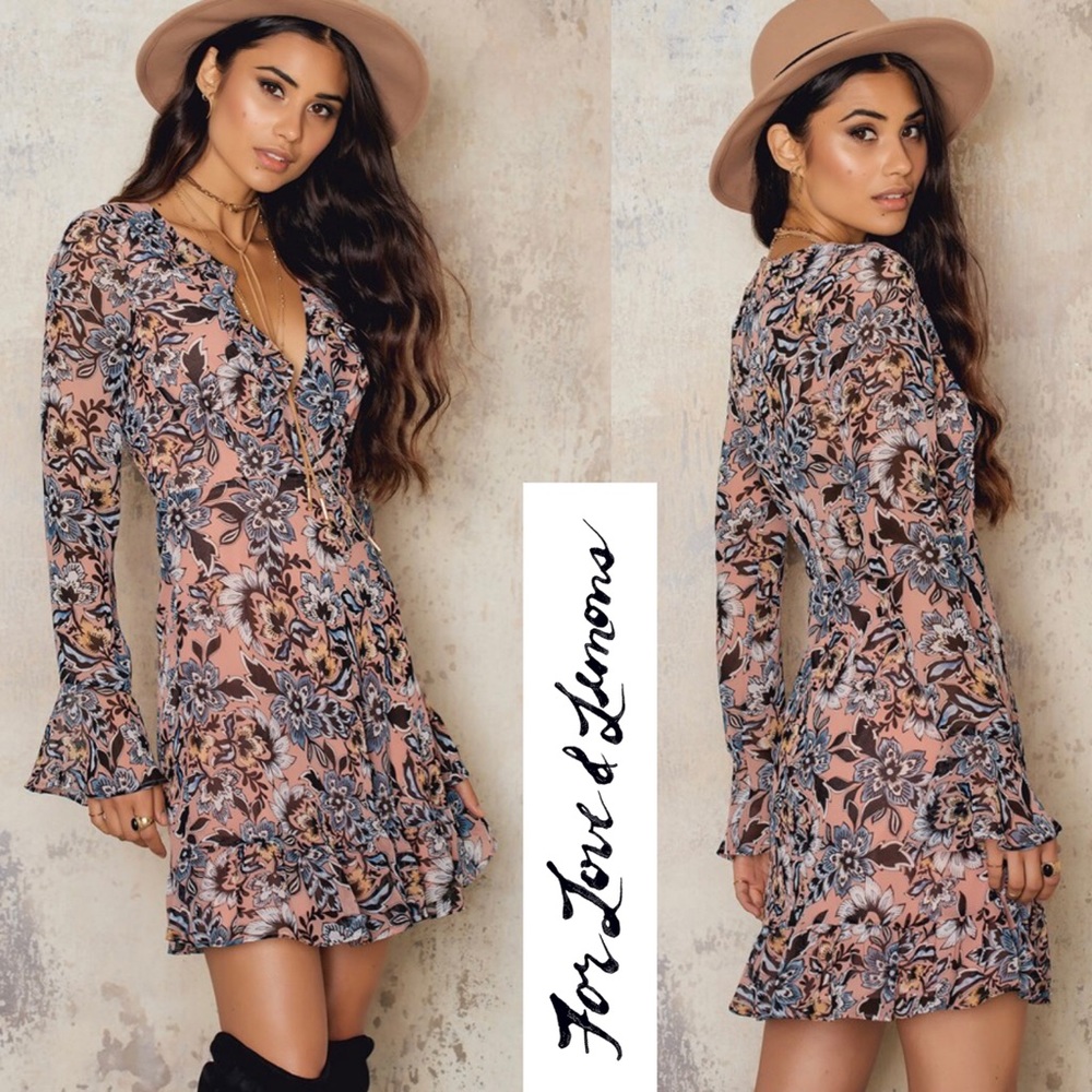 NWOT FOR LOVE & LEMONS Gracie mini dress